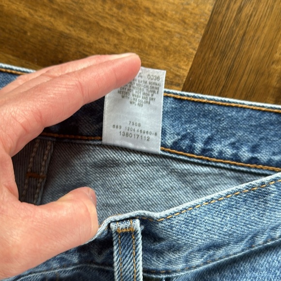 Vintage Levi's 505 Straight Jeans in Deep Blue 2004 12 - Picture 7 of 10